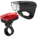 BATERKA NA BICYKEL PREDNÉ ZADNÉ BIELE ČERVENÉ KODAK 50 LUMEN