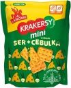 LAJKONIK Mini Crackers malý syr cibuľa syr a cibuľa 100g