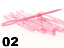 2 BEZPEČNÉ PLASTOVÉ IHLY PRE DETI 7cm - 02