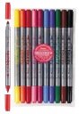 Fibracolor Bipunta obojstranné popisovače 10x