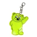 REFLEXNÁ KĽÚČENKA, žltý prívesok, MEDVEĎ BEARY