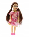 BÁBIKA + ZRKADLO 14cm MINI BÁBIKA S RÔZNYM OBLEČENÍM