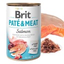 BRIT PATE & MEAT Mokré krmivo pre psov Losos 400g