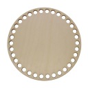 Základňa pre kôš makramé, spodná časť tašky, 20 cm, otvor 12 mm