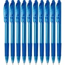 Výsuvné guľôčkové pero Pentel BK417 modré A10