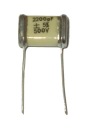 SĽUDOVÝ KONDENZÁTOR SG-3S 2.2nF = 2200pF 500V Strieborná sľuda 4ks