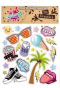Nažehľovacie poťahy na detské tričká Weekend Thermo Sticker Set