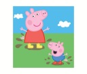 Čarovná osuška PEPPA PIG 30x30 bavlna