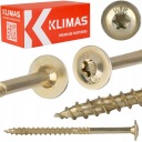 Stolárske skrutky 8x40 mm 50 ks Kotúč TORX Klimas WKCP
