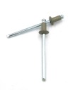 Trhacie nity al/st 3,2x6 šedá 7002 100 ks