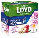 Bylinný ovocný čaj Manuka Med Brusnica Malina Zázvor 20 T. LOYD