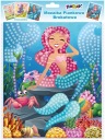 Trblietavá penová mozaika 3D Scrapbook Morská panna