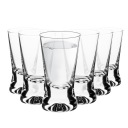 Poháre na vodku X-Line KROSNO 6 ks 25 ml klasický panák basic X iks