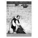Nálepky A5 PION Banksy Maid Graffiti