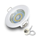 KčO halogénové svietidlo WHITE + GU10 5W teplá LED žiarovka