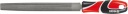 POLOKRUHOVÝ KOVOVÝ PILNÍK 200 MM #2 YATO YT-6188