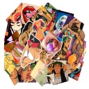 nálepky 47ks anjel Sexy GIRLS nálepka bomba v6