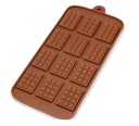 SILIKÓNOVÁ FORMA NA MINI ČOKOLÁDU ČOKOLÁDOVÁ TABUĽKA PRALINE ĽADOVÁ