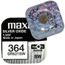 Batéria SR621SW 364 pre MAXELL Watch Silver Button 1 kus Originál