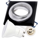 Pohyblivé GLASS halogénové svietidlo + LED GU10 6W