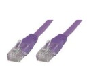MicroConnect U/UTP CAT6 1,5M fialové PVC