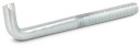 Uhlový hák M10x80mm s metrickým závitom RAWLPLUG 1 ks.