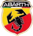 Vyšívaná termolepiaca náplasť ABARTH