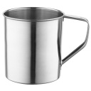 ĽAHKÝ NEREZOVÝ KOVOVÝ HRNČEK NA CAMPING DO KUCHYNE LEO 12CM 1,1L