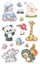 Umývateľné tetovanie pre deti GLITTER ANIMALS EG149