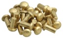 MOSADZNÉ NITY S GUĽOVOU HLAVOU 5 x 10 mm MOSADZNÝ NITY S GUĽOVOU HLAVOU 25 kusov