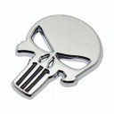 Nálepka 3D EMBLEM PUNISHER lebky