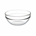 Sklenená miska na kyseliny, sérum, masážne masky, 6 cm