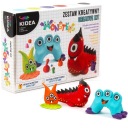 KIDEA Samotvrdnúca hlina Creative Monsters Set