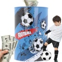KOVOVÁ KANZIČKA BANKOVKY FUTBAL XXL DARČEK