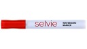 Selvie okrúhly červený popisovač na tabuľu