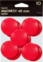 Veľký magnet 40mm 10ks červený