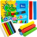 Elastická školská plastelína Tetis, 6 farieb