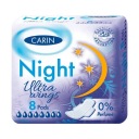 Carin Ultra Wings Night Hygienické vložky 8 kusov