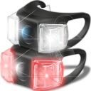 BIKE SVETLÁ LED CYKLISTICKÁ LAMPA PREDNÁ ZADNÁ 2KS