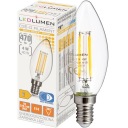 E14 LED SVIEČKOVÁ Žiarovka 4W=40W Vlákno 470lm 360° Dekoratívne bez blikania