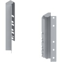 BLUM Z30D000SL45 rohová kľučka, výška D L+R, šedá