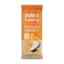 Dobrá Kaloria kokosová tyčinka, kokos s nádychom pomaranča, 35 g