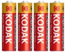 4x KODAK Super Heavy Duty AAA batéria R3 ZINC zásobník