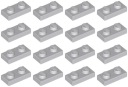 LEGO PLATE 3023 1x2 svetlosivá NOVINKA (6g) == 16 ks.