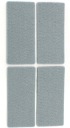 Samolepiace plsti STAROSTLIVOSŤ O PODLAHU 40x90 mm SVETLO SIVÁ