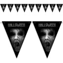 girlanda PAPIER BANNER VLAJKY duch HALLOWEEN