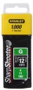 Sponky g-12mm 1000 ks. Stanley