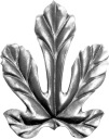 OCEĽOVÉ FÍGOVÉ LISTY MALÉ KOVANÉ PRVKY 50.186 H140XL110 2.5MM