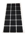PLSTENÉ PODLOŽKY PRE ČIERNY NÁBYTOK 30X30 PREMIUM
