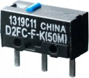 OMRON D2FC-F-K (50M) TLAČIDLO NA MYŠI MIKROTÁČKA VĽAVO VPRAVO